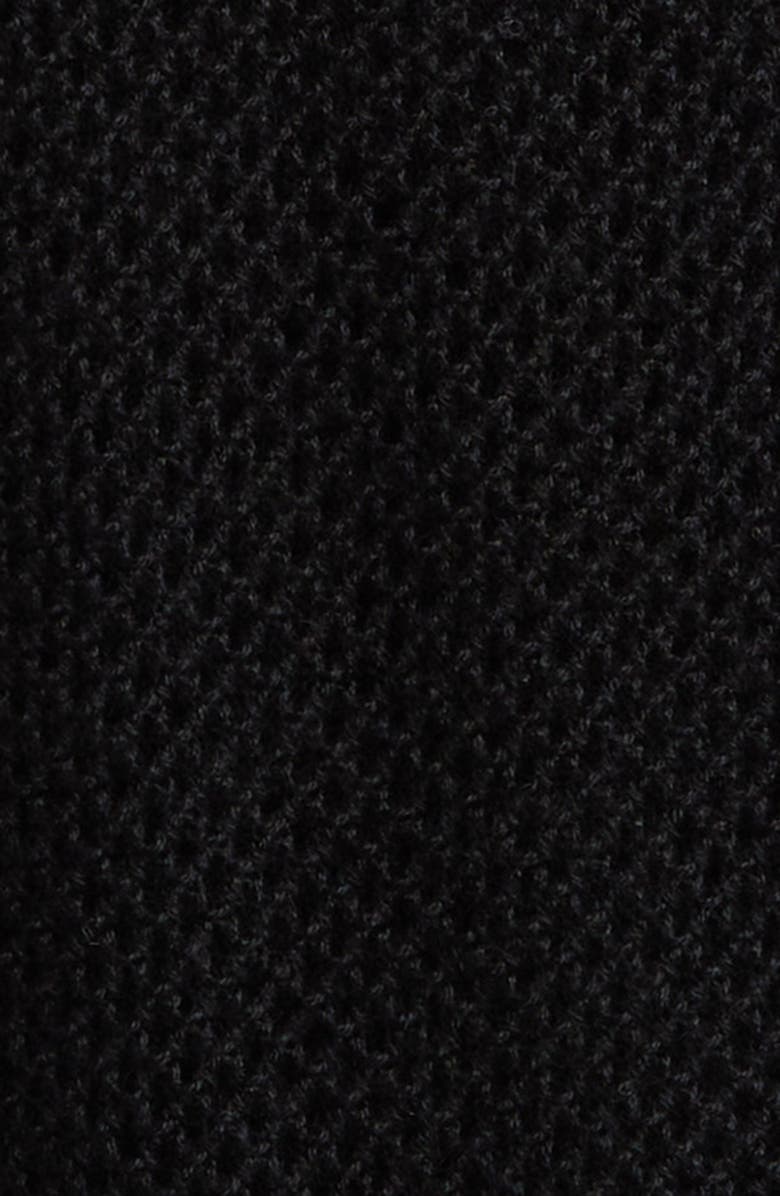 Johnstons of Elgin Superfine Cashmere & Silk Crochet Long Sleeve Polo, Alternate, color, 