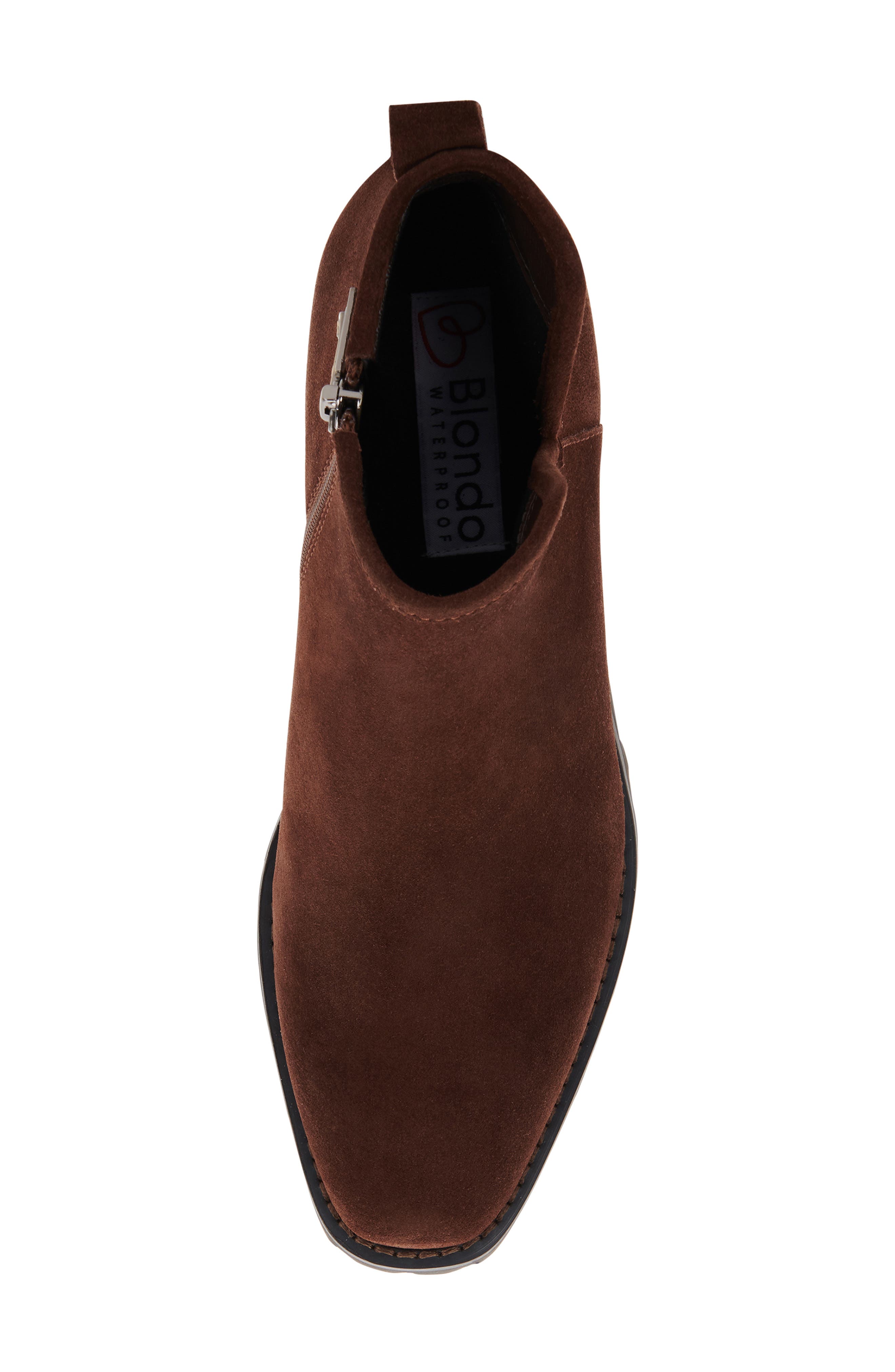 Sawyer Waterproof Bootie, Alternate, color, BROWN SUEDE