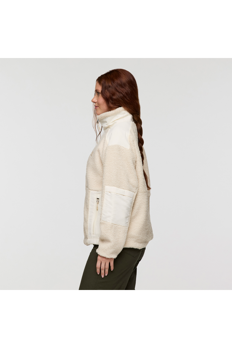 Bacano Fleece Jacket - Women's, Alternate, color, Cream and Bone