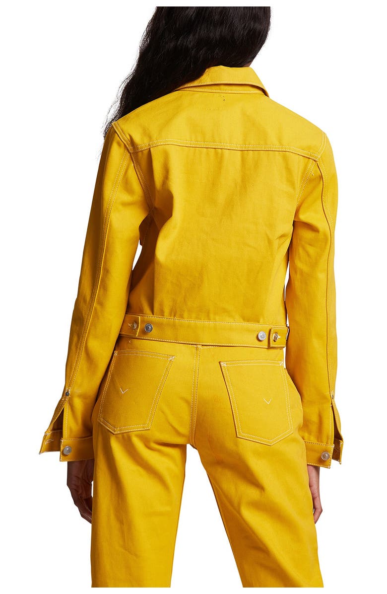 Hudson Jeans Lola Shrunken Trucker Jacket, Alternate, color, 