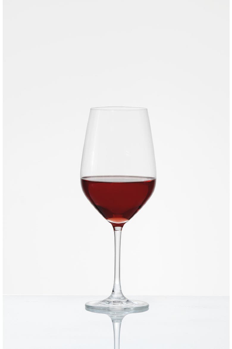 Schott Zwiesel Set of 6 Forté Red Wine Glasses, Alternate, color, CLEAR