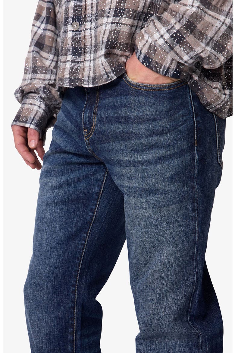 Super Flare Jeans, Alternate, color, DEEP BLUE