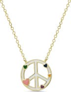 Lily Nily Kids' Peace & Love Pendant Necklace