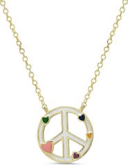 Lily Nily Kids' Peace & Love Pendant Necklace