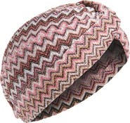 Missoni Knotted Zigzag Head Wrap
