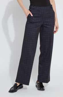 Zaina Pleated Ponte Wide Leg Pants