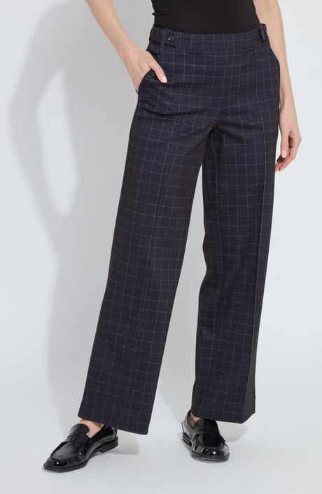 Zaina Pleated Ponte Wide Leg Pants