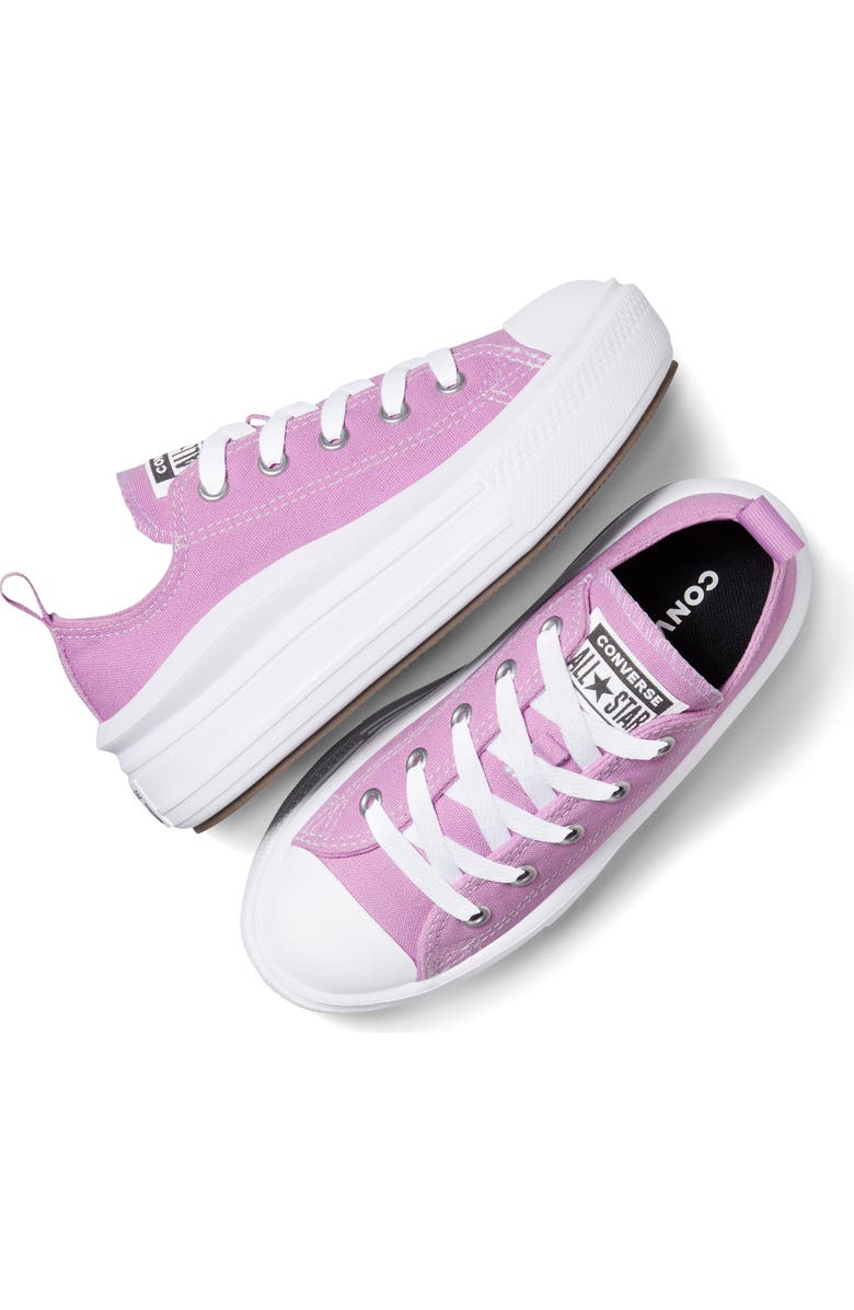 Converse Kids' Chuck Taylor<sup>®</sup> All Star<sup>®</sup> Move Platform Oxford Sneaker, Alternate, color, Classic Amethyst/ White