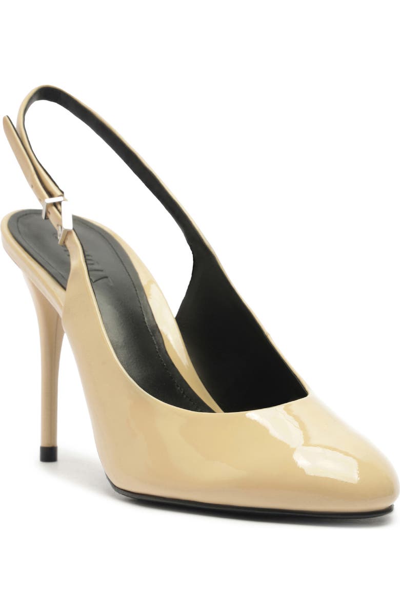 Schutz Geraldine Slingback Pump, Main, color, Natural Nibs