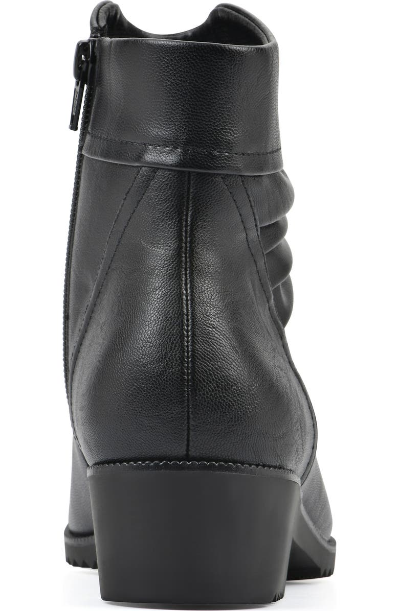 CLIFFS BY WHITE MOUNTAIN Durbon Scrunch Boot - Wide Width, Alternate, color, Black Smooth