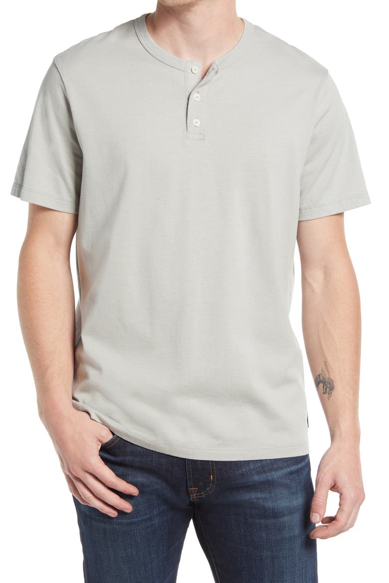 Bryce Henley T-Shirt, Main, color, SILVER GRAY