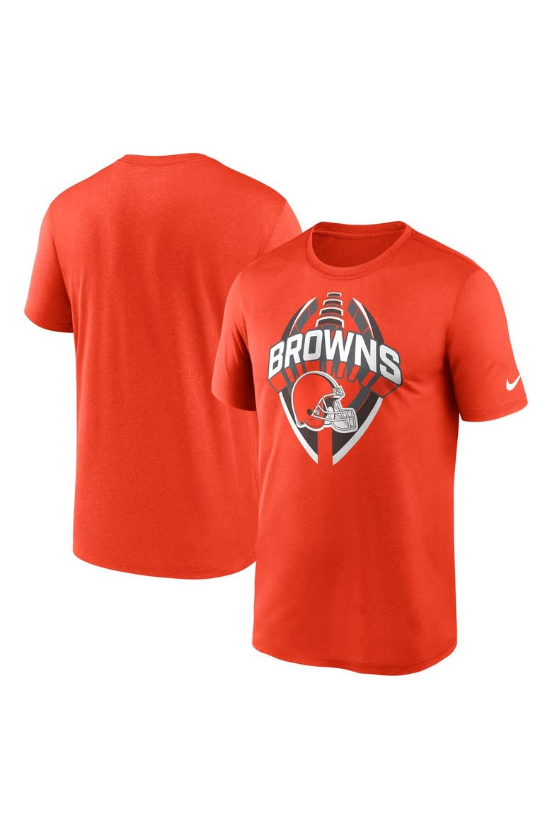 Men's Nike Orange Cleveland Browns Legend Icon Performance T-Shirt, Alternate, color, Orange