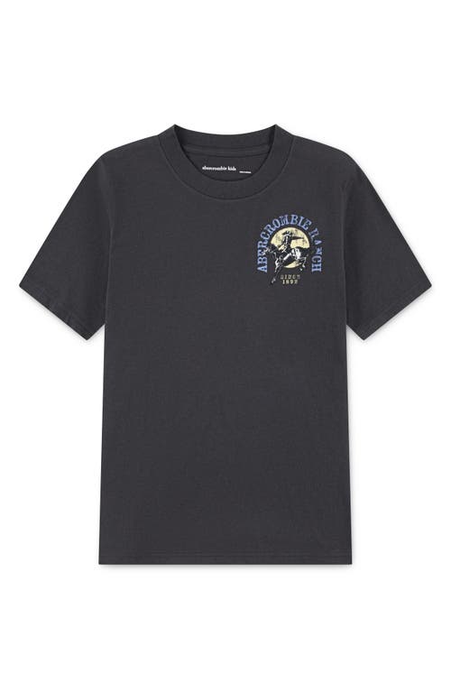 Abercrombie Kids Kids' Giddyup Graphic T-shirt In Black