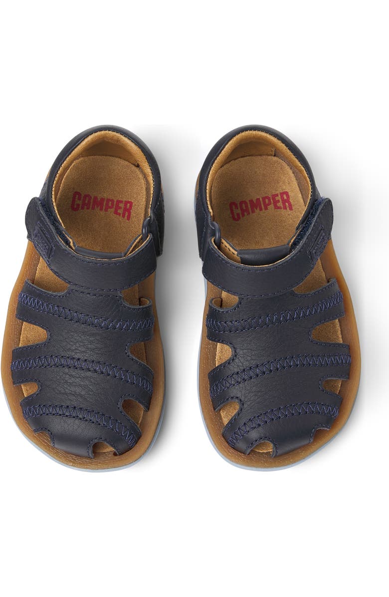 Camper Kids' Bicho Sparkle Sandal, Alternate, color, Navy