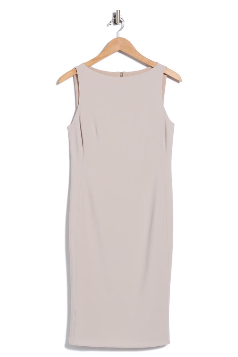Modern Slim Sheath Dress, Main, color, STONEWARE