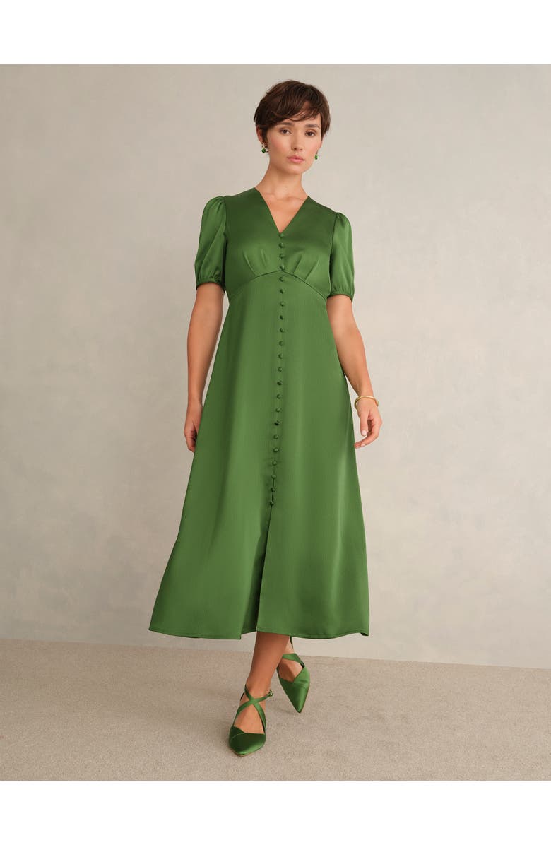 HOBBS LONDON Isabelle Dress, Main, color, Bay Leaf Green