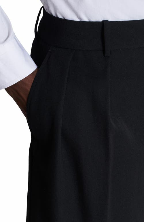 BALMAIN BALMAIN GRAIN DE POUDRE PLEATED BERMUDA SHORTS