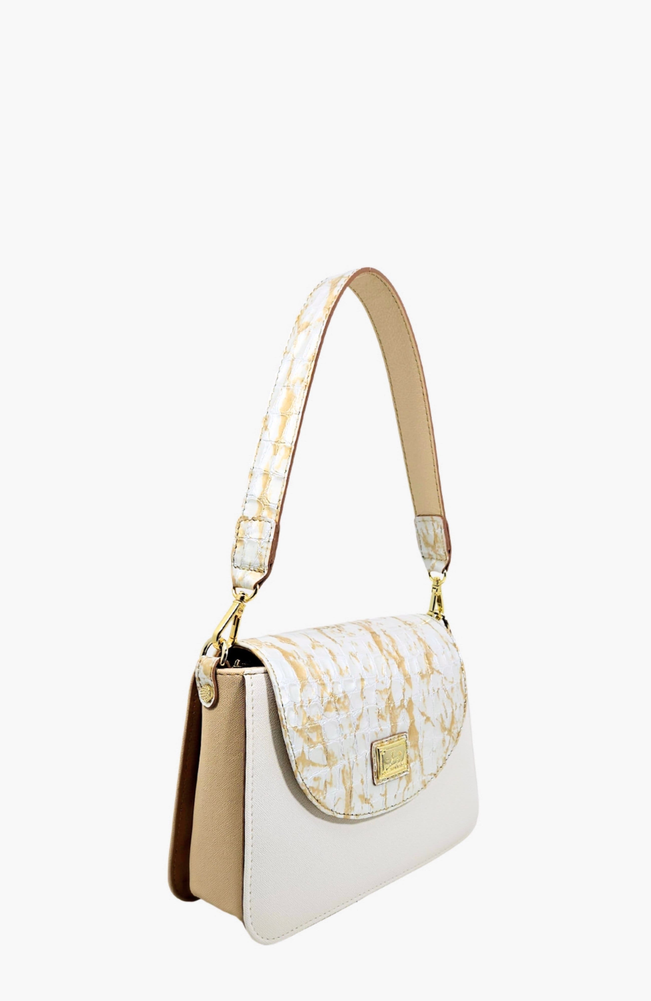 Mystic 530 Handbag, Alternate, color, Beige / White