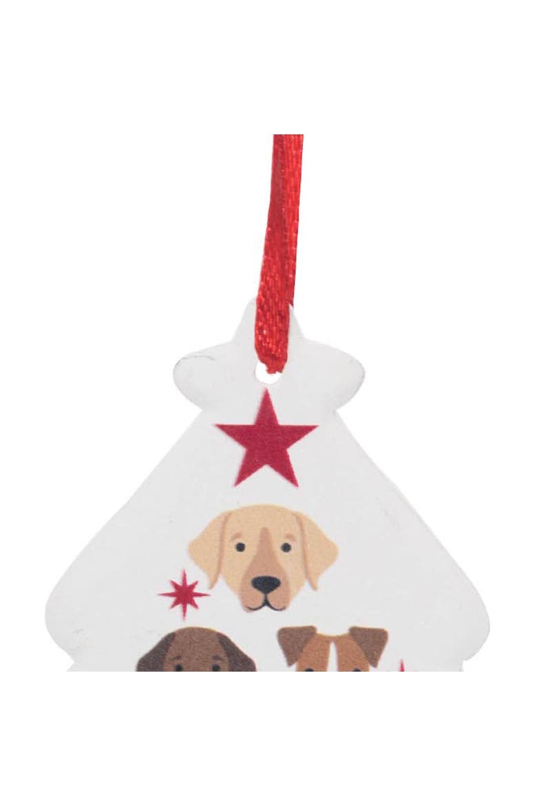 Dog Tree Christmas Tree Ornament, Alternate, color, Brown