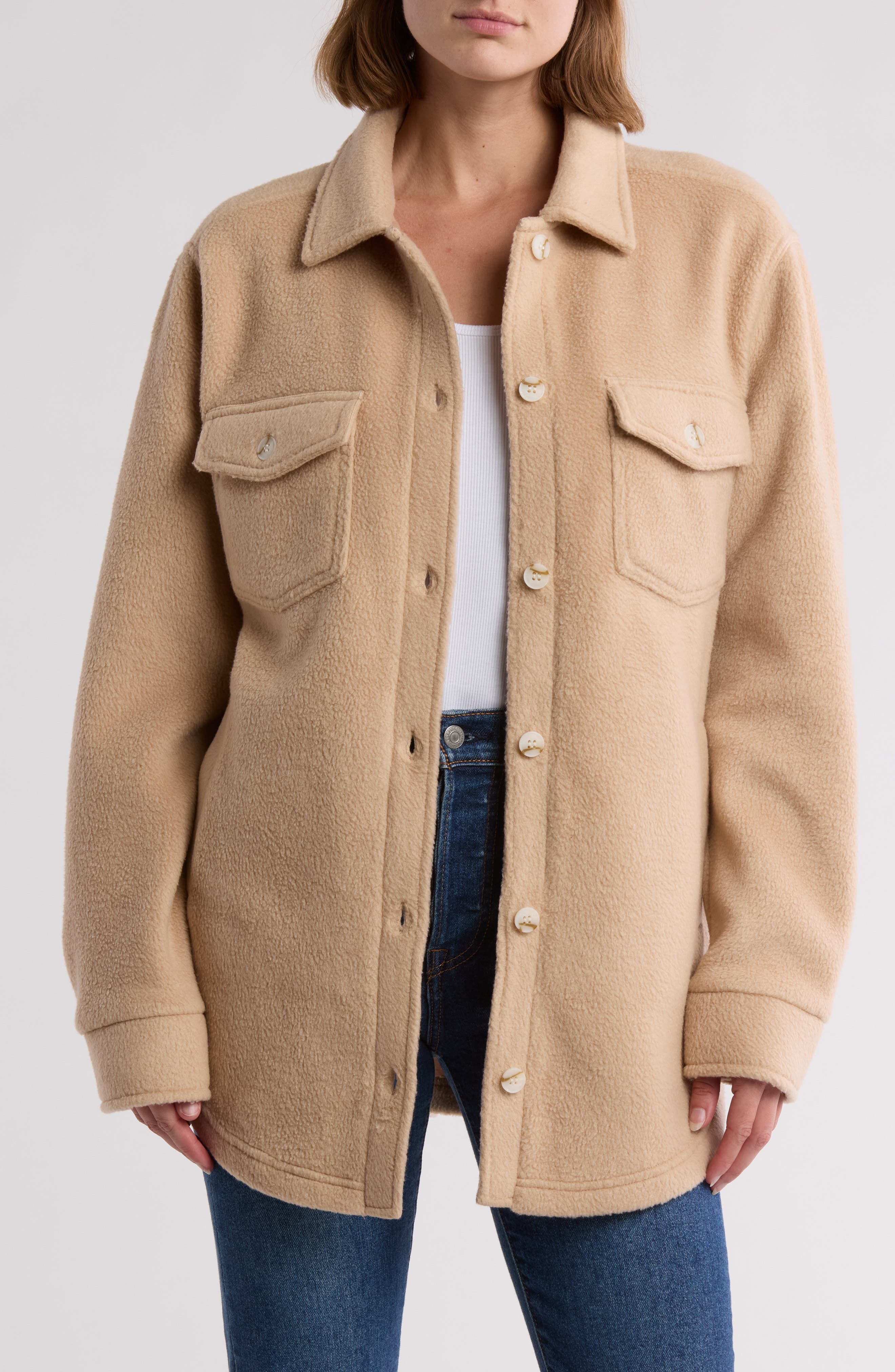 Polar Fleece Shacket - image 5