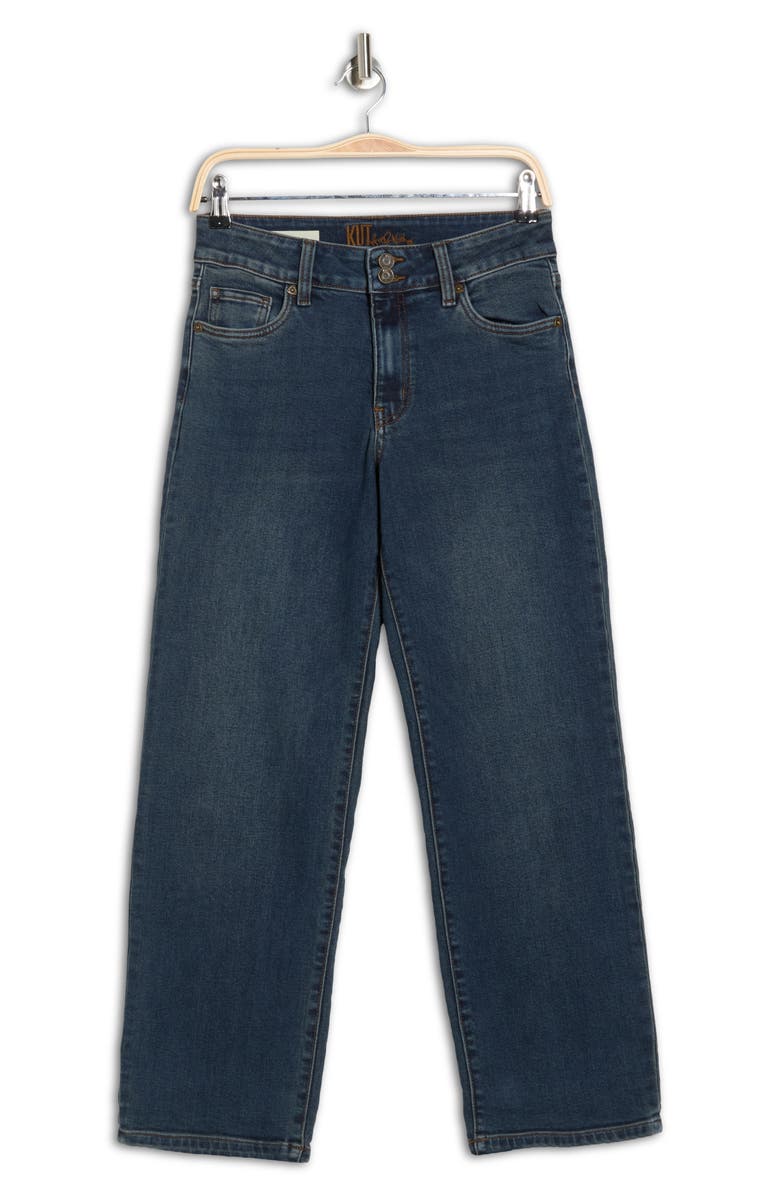 KUT from the Kloth Lucy High Waist Wide Leg Jeans, Alternate, color, Silene