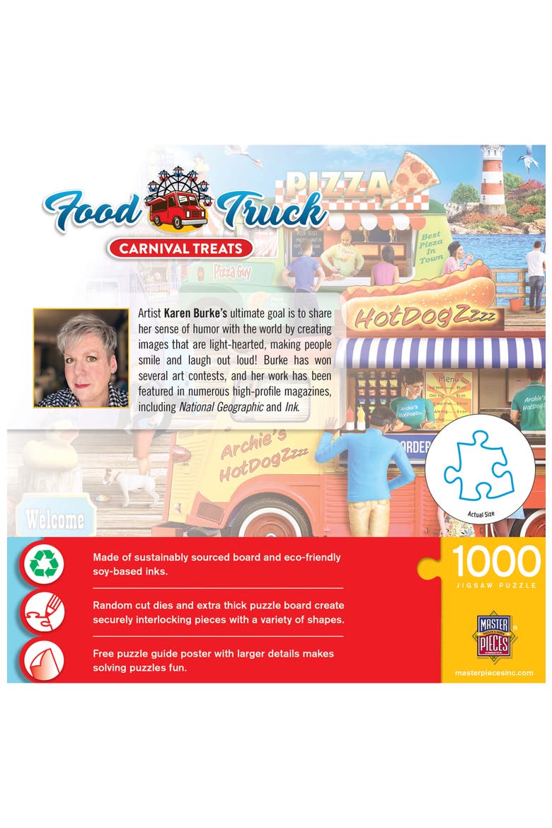Carnival Treats 1000 Piece Jigsaw Puzzle, Alternate, color, Multicolor