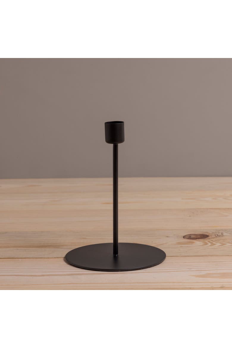 Kent Black Taper Candle Holder, Alternate, color, Tall