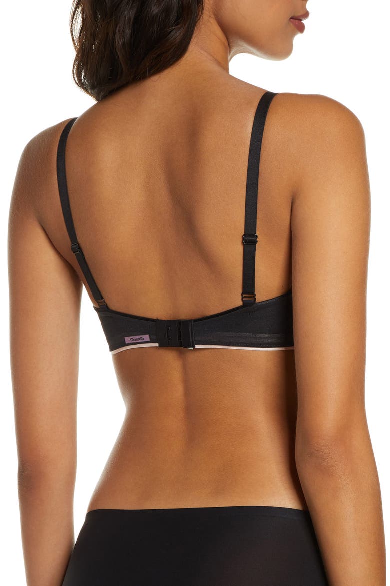 Absolute Invisible Smooth Wireless Contour Bra, Alternate, color, BLACK