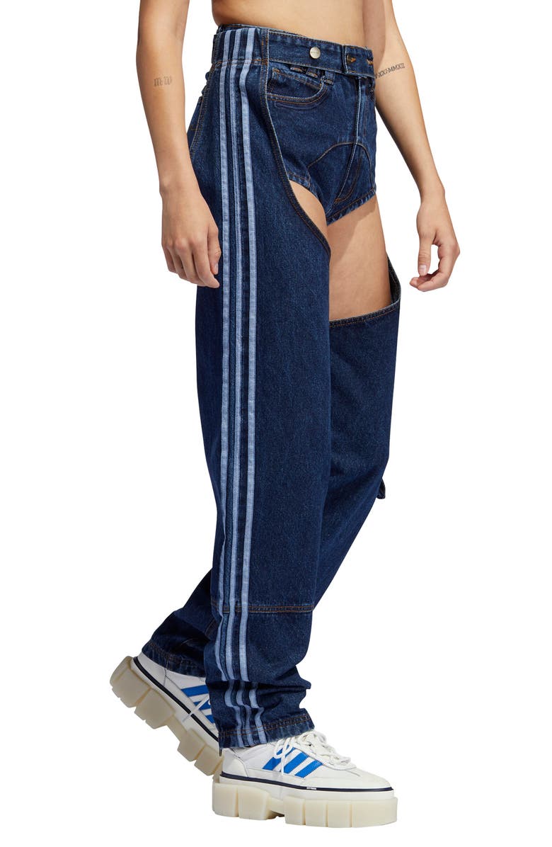 adidas x IVY PARK Denim Chaps, Alternate, color, 