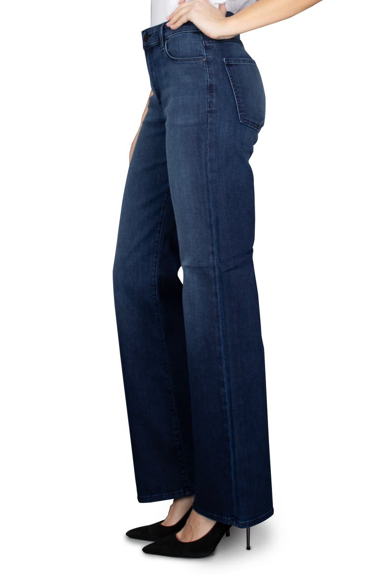 Katie High Rise Classic Flare Jeans, Alternate, color, Piper Blue
