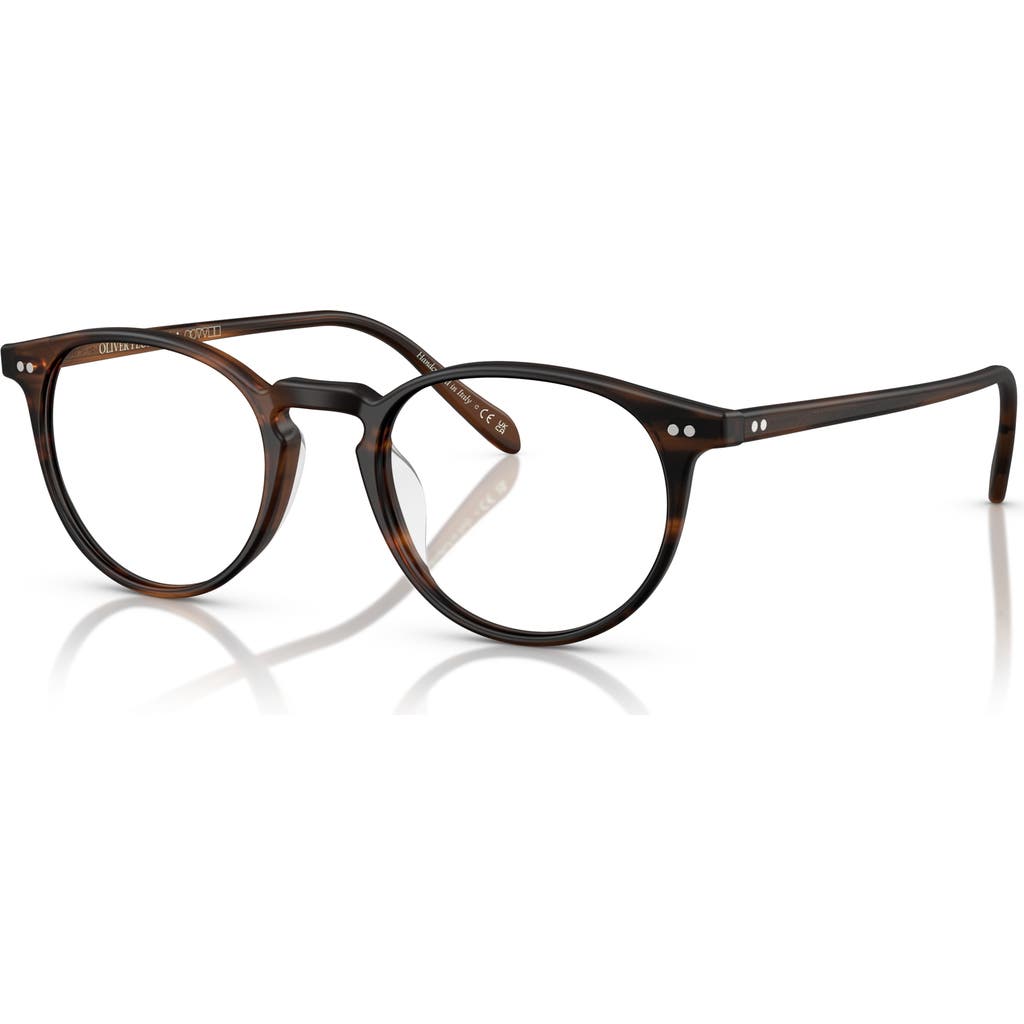 Oliver Peoples 45mm Phantos Optical Glasses In Brown