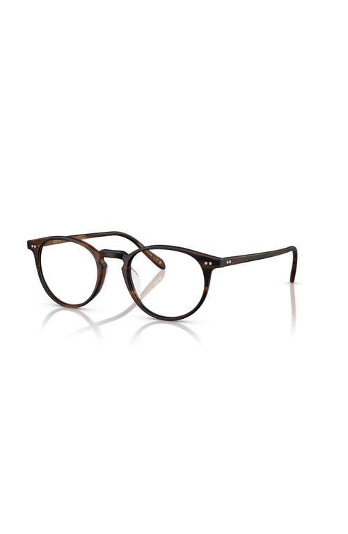 Oliver Peoples 47mm Phantos Optical Glasses In Brown