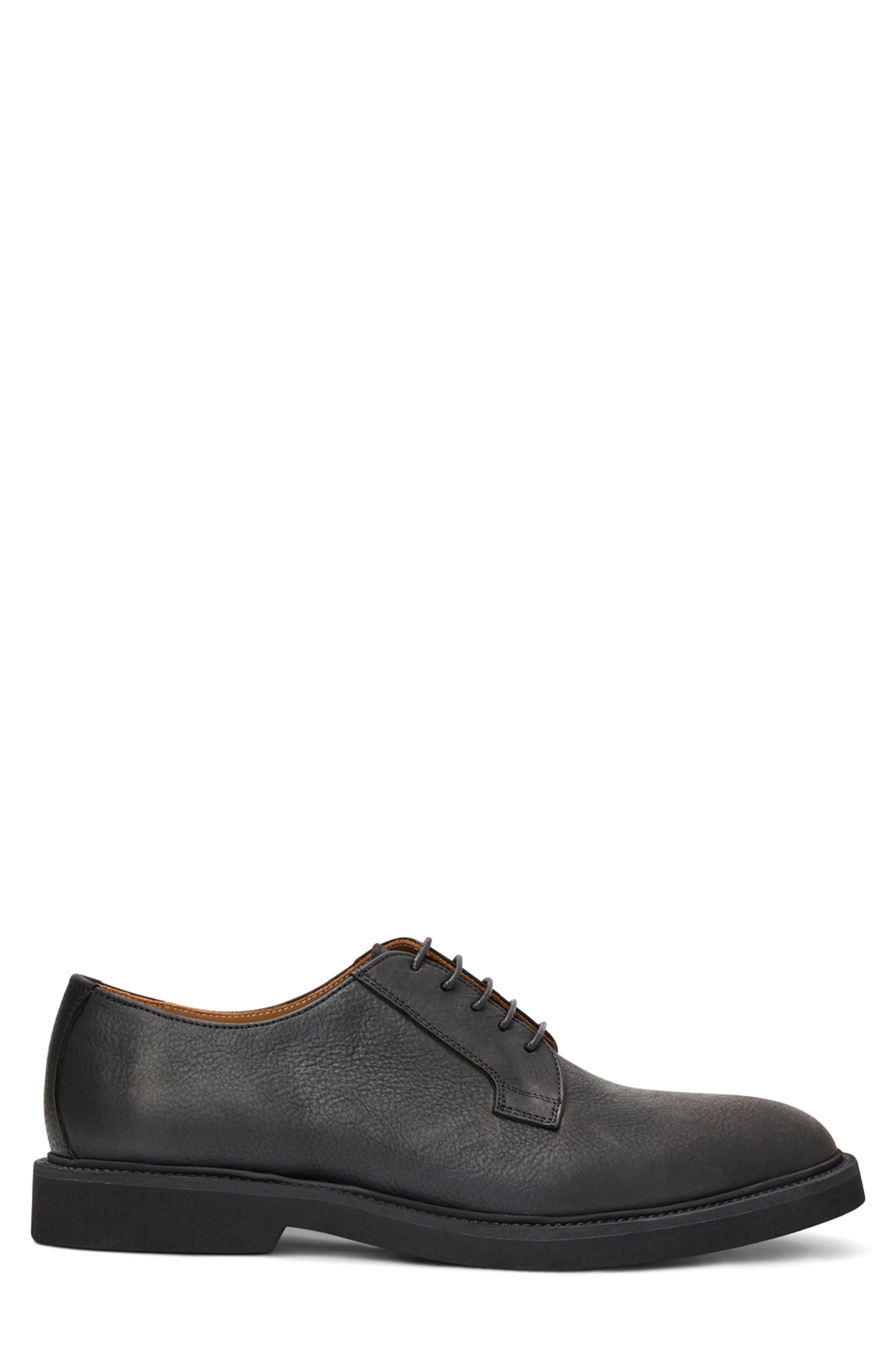Aquatalia Grayson Water Resistant Derby, Alternate, color, Black Tumbled