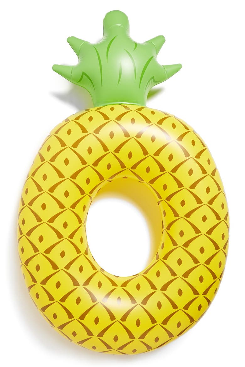 BigMouth Inc. Large Pineapple Pool Float, Main, color, MULTI YELLOW