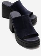 Forever & Always Shoes Nola Leather Platform Mules