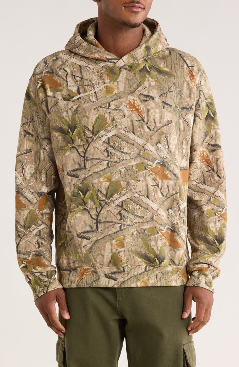 Goodie Two Sleeves Camo Print Hoodie, Main, color, Camouflage