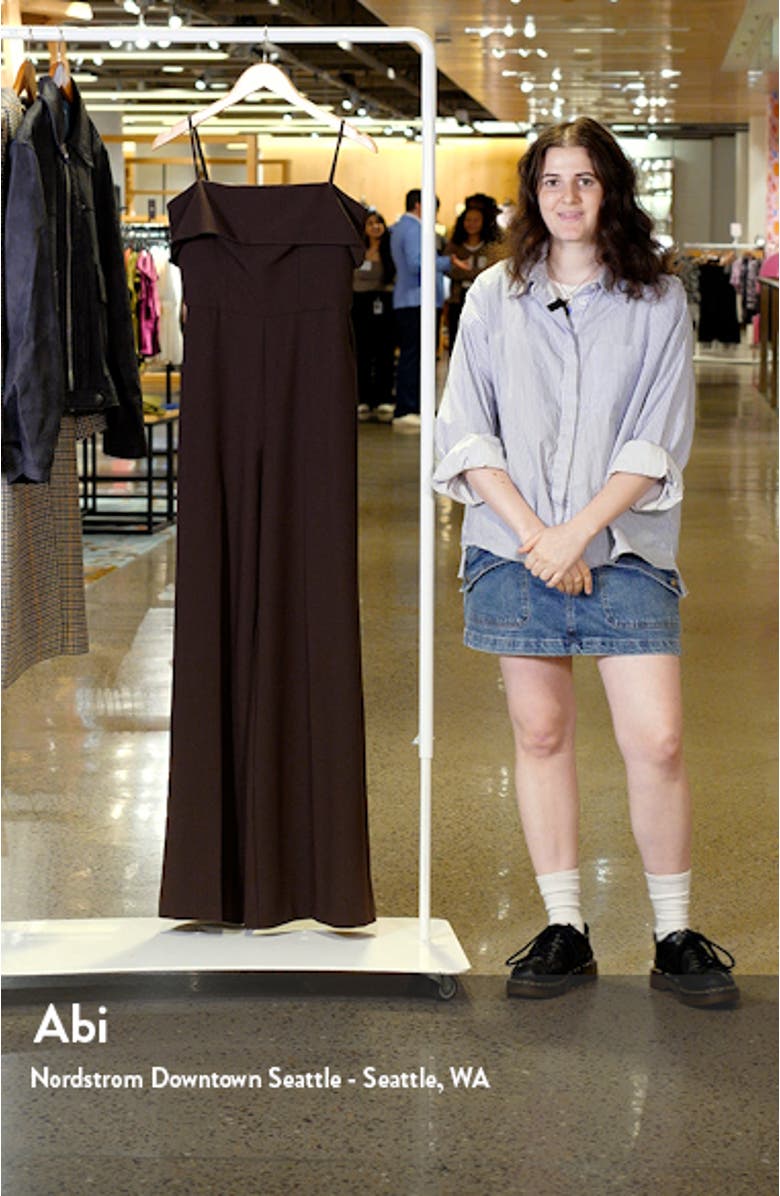 Kaivon Folded Neck Sleeveless Jumpsuit, sales video thumbnail