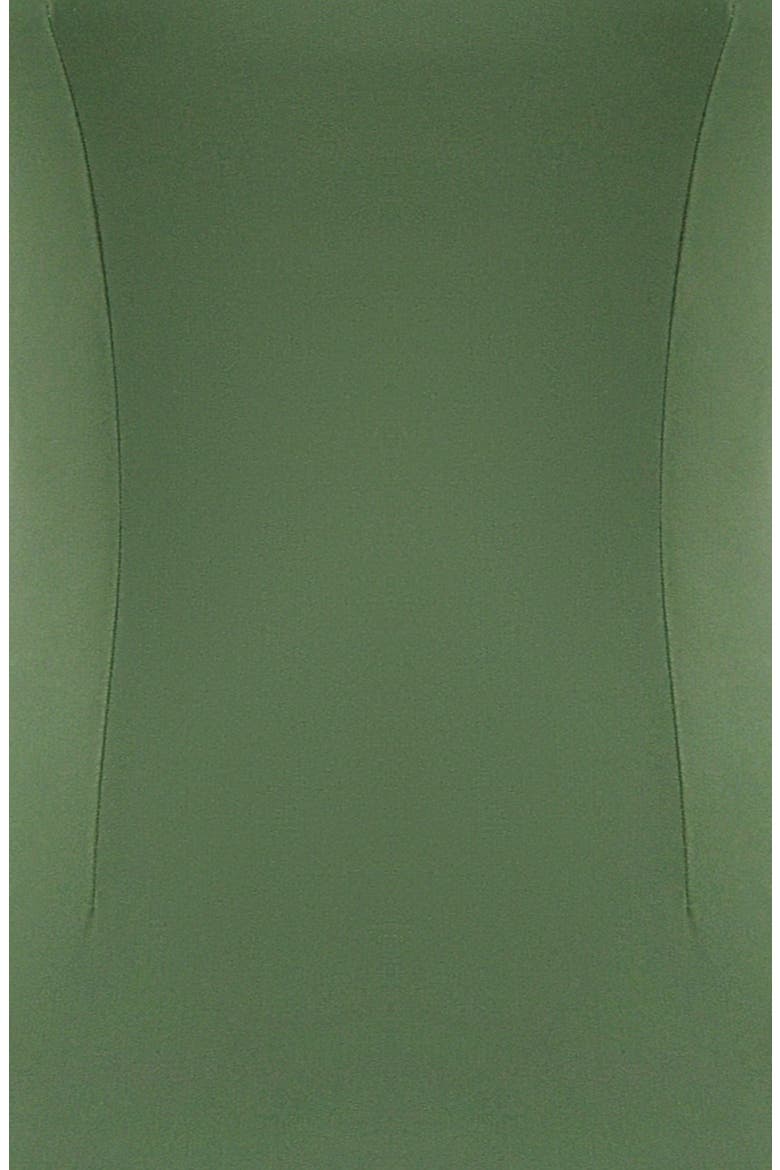 Filomena Side Slit Matte Jersey Gown, Alternate, color, DILL