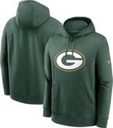 Nike Men's Nike Green Green Bay Packers Club Logo Pullover Hoodie
