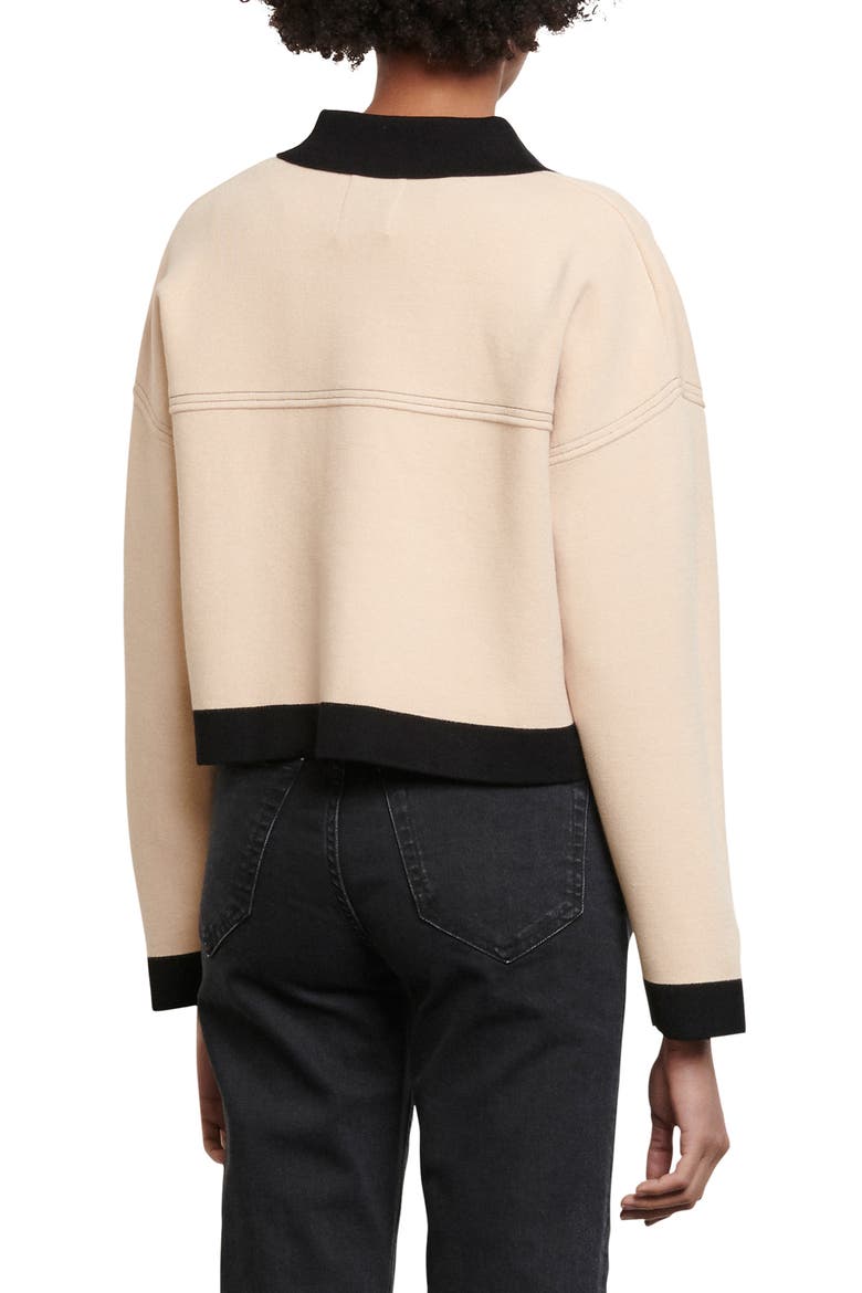 Crop Cardigan, Alternate, color, NUDE