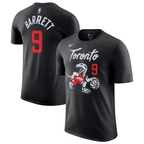 Unisex Nike RJ Barrett Black Toronto Raptors 2025/26 City Edition Name & Number T-Shirt