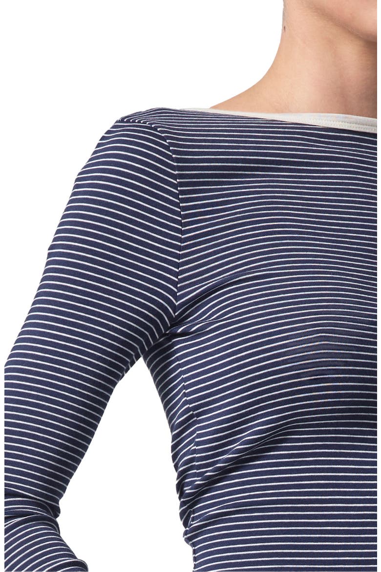 Carys Newport Stripe Scoop Back Top, Alternate, color, NEWPORT STRIPE