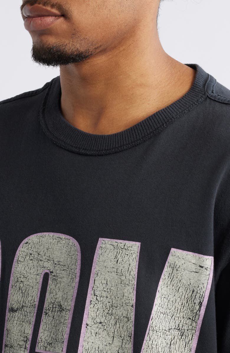 DIET STARTS MONDAY Stretch Logo Cotton Graphic T-Shirt, Alternate, color, 