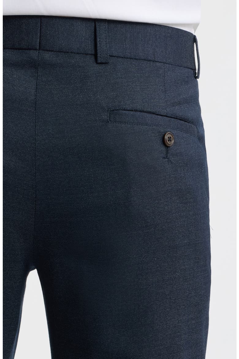Wool Melange Stretch Five Pocket Pants, Alternate, color, NAVY