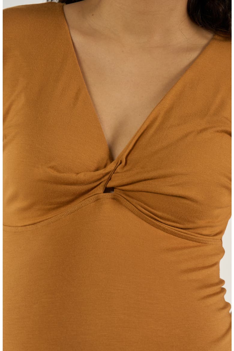 Maternity and nursing top Celia, Alternate, color, Cumin