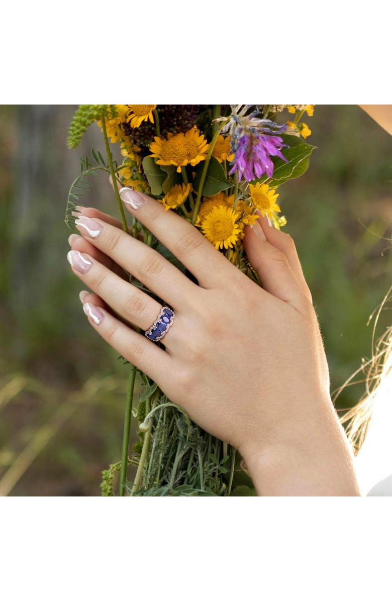 Julianna B. Cultured Pearl & Diamond Dangle Earrings 10k, Alternate, color, Tahitian Pearl