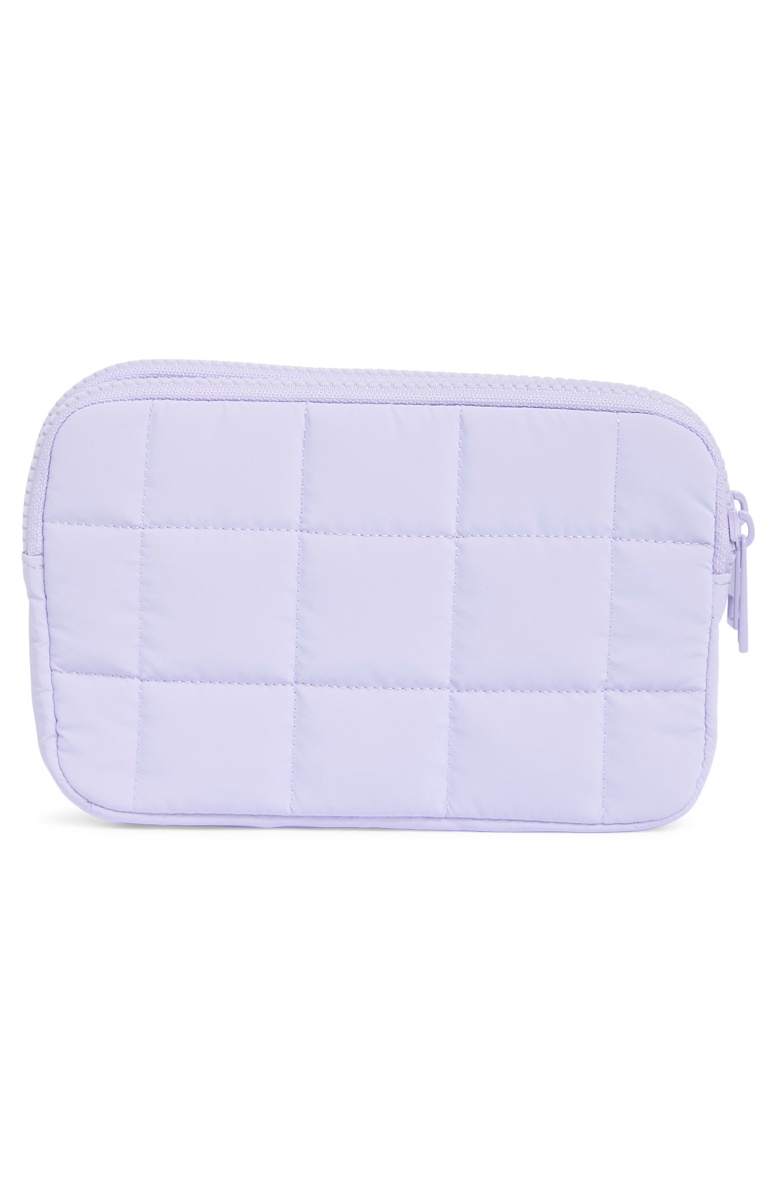 MYTAGALONGS Quilted Pouch, Alternate, color, Lavender