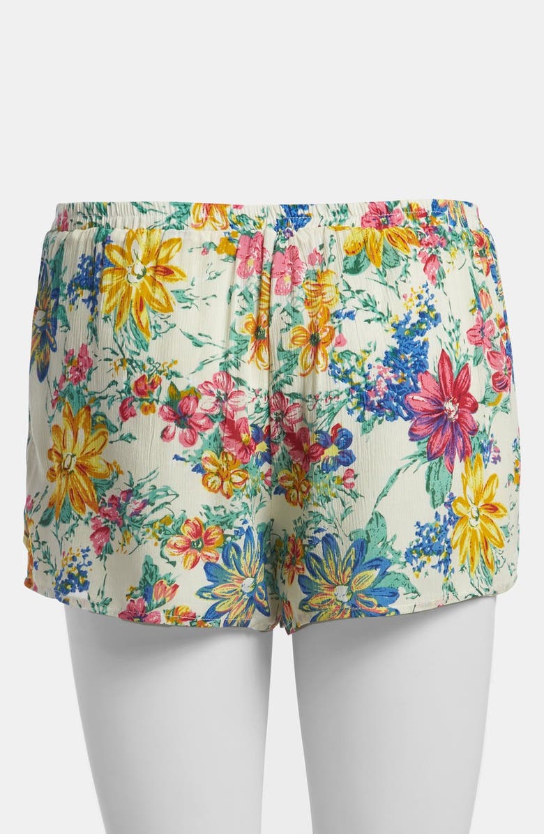 Lucca Couture Floral Shorts, Alternate, color, 