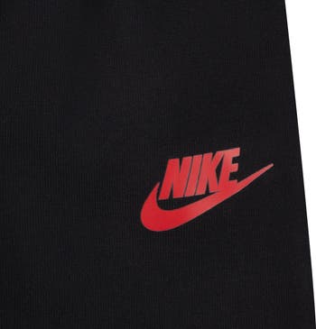 Colorblock Puffer Vest, Logo T-Shirt & Fleece Joggers Set