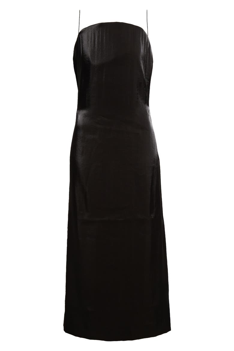 La Robe Carino Bustier Dress, Alternate, color, BLACK